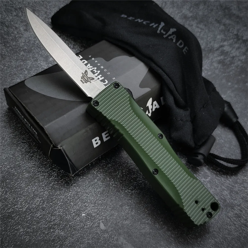 Benchmade BM 4850 Knife For Hunting Black Green  - Sood Shop™