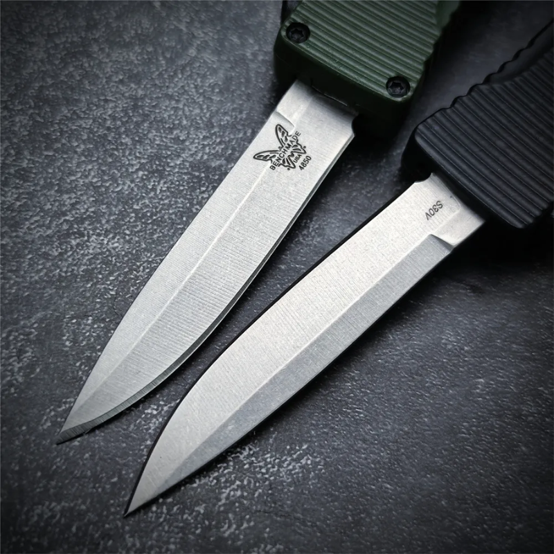 Benchmade BM 4850 Knife For Hunting Black Green  - Sood Shop™