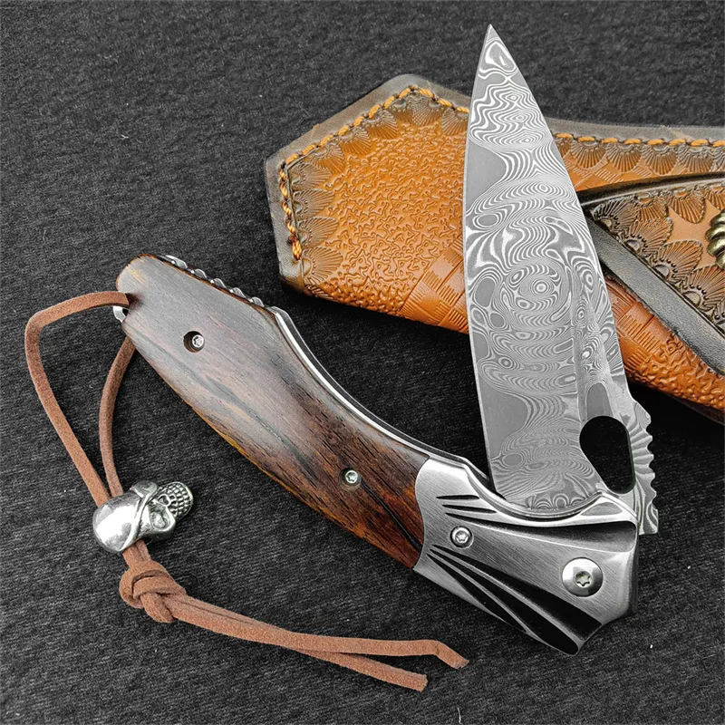 Damascus Art Knife For Hunting - Sood Shop™